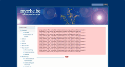 Desktop Screenshot of myrrhe.be